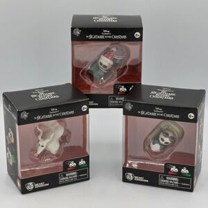 Disney Tim Burton's The Nightmare Before Christmas Pullback Cars Set Of 3 - NIB